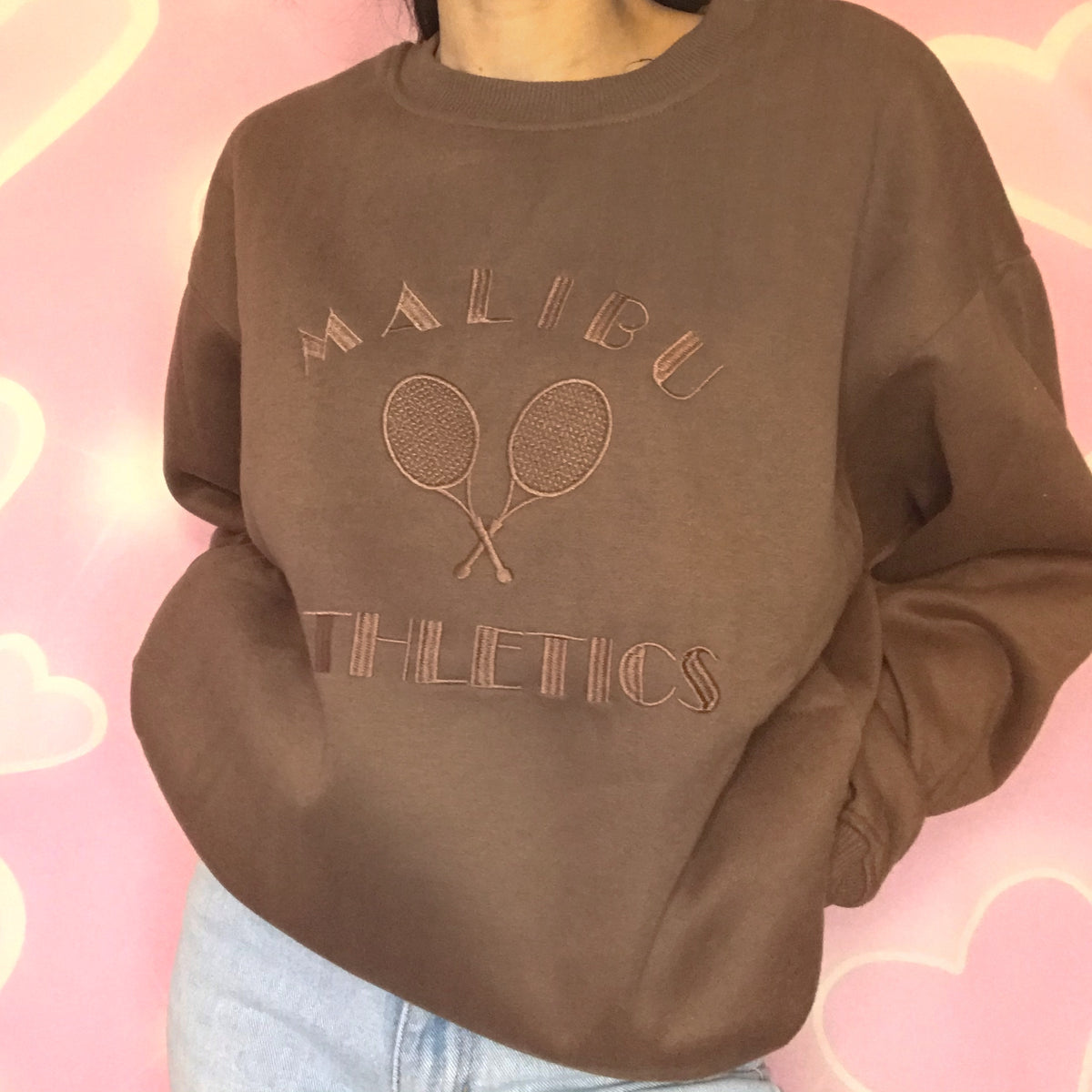 Maliboo Heights Crewneck Chocolate Lust Bomb Boutique