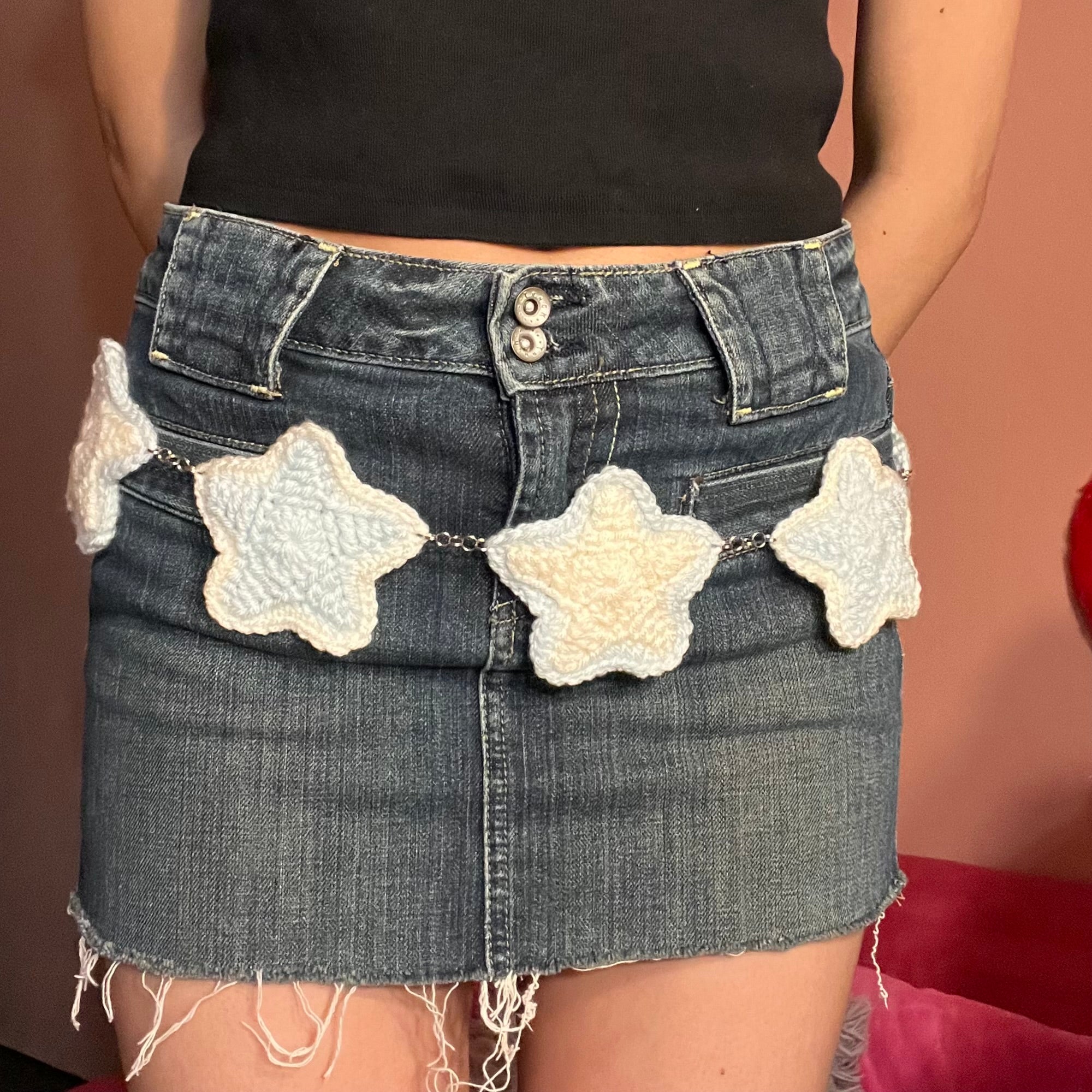 Stardust Belt (Baby Blue/Cream)