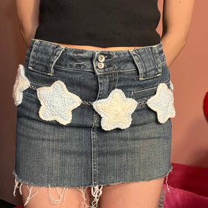 Stardust Belt (Baby Blue/Cream)