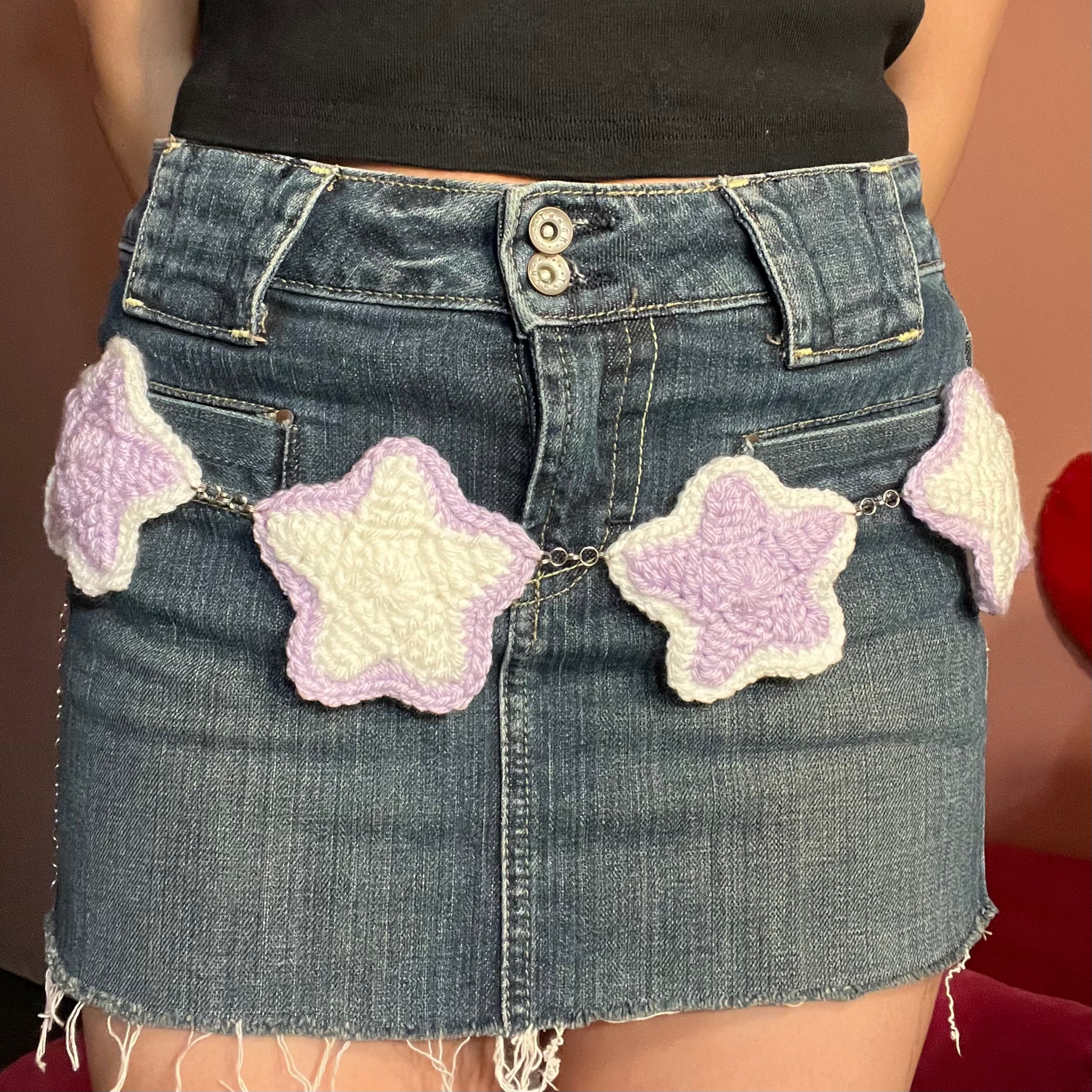 Stardust Belt (Lilac/White)
