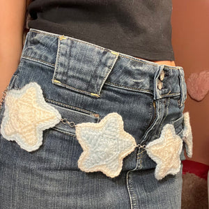 Stardust Belt (Baby Blue/Cream)