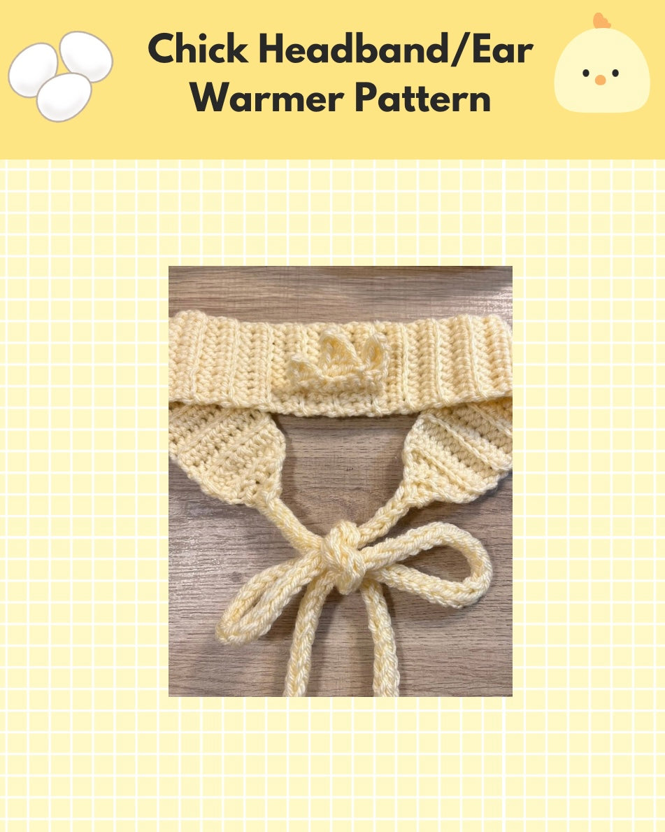 (Skzoo Bbokari) Crochet Chick Headband Pattern