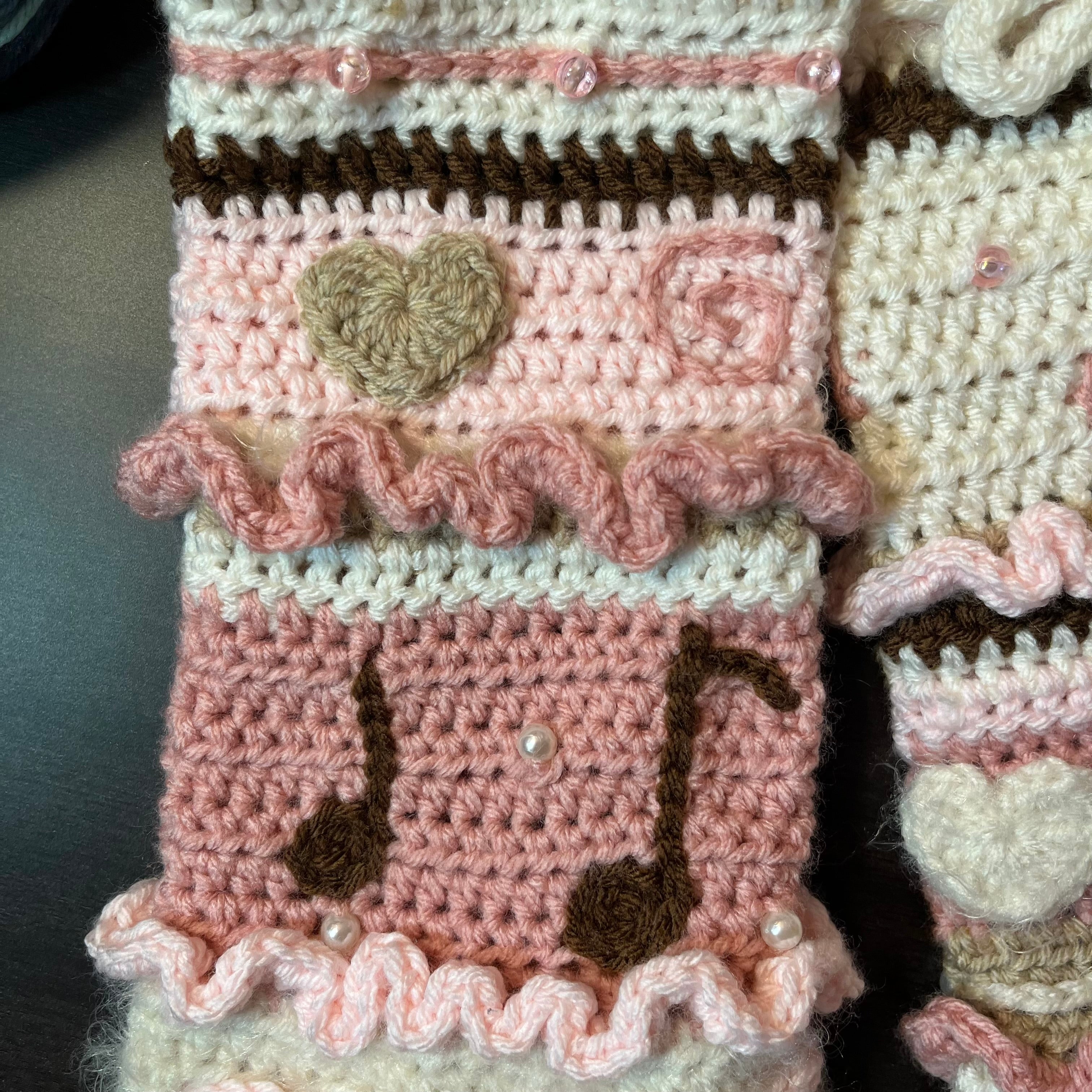 Love Note Flared Leg Warmers