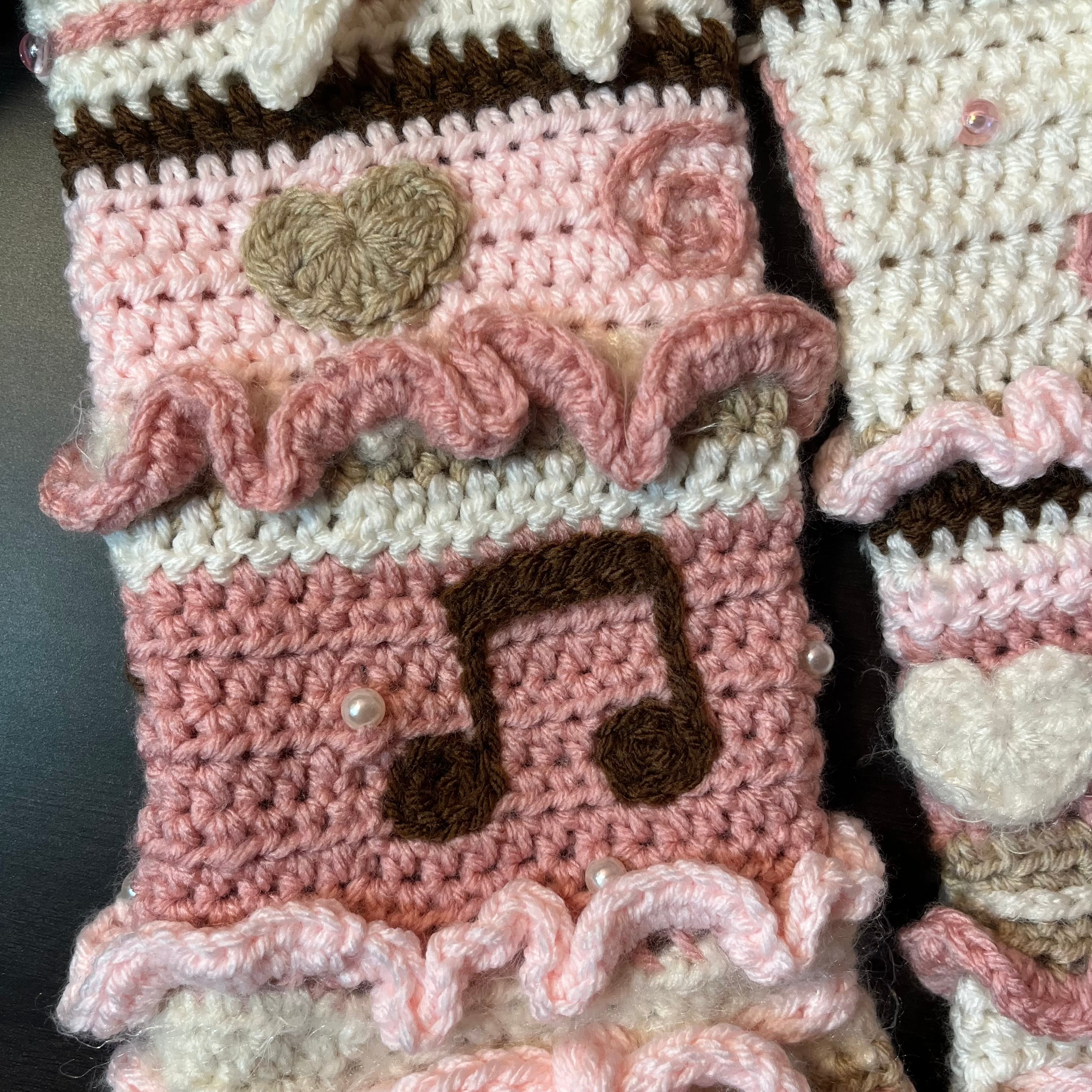 Love Note Flared Leg Warmers