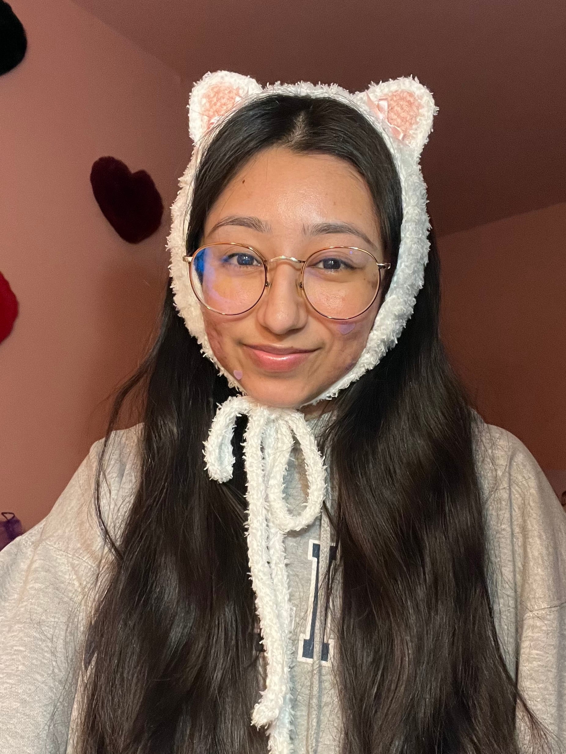 Ferret Headband/ Ear Warmer (Fluffy/Bows)