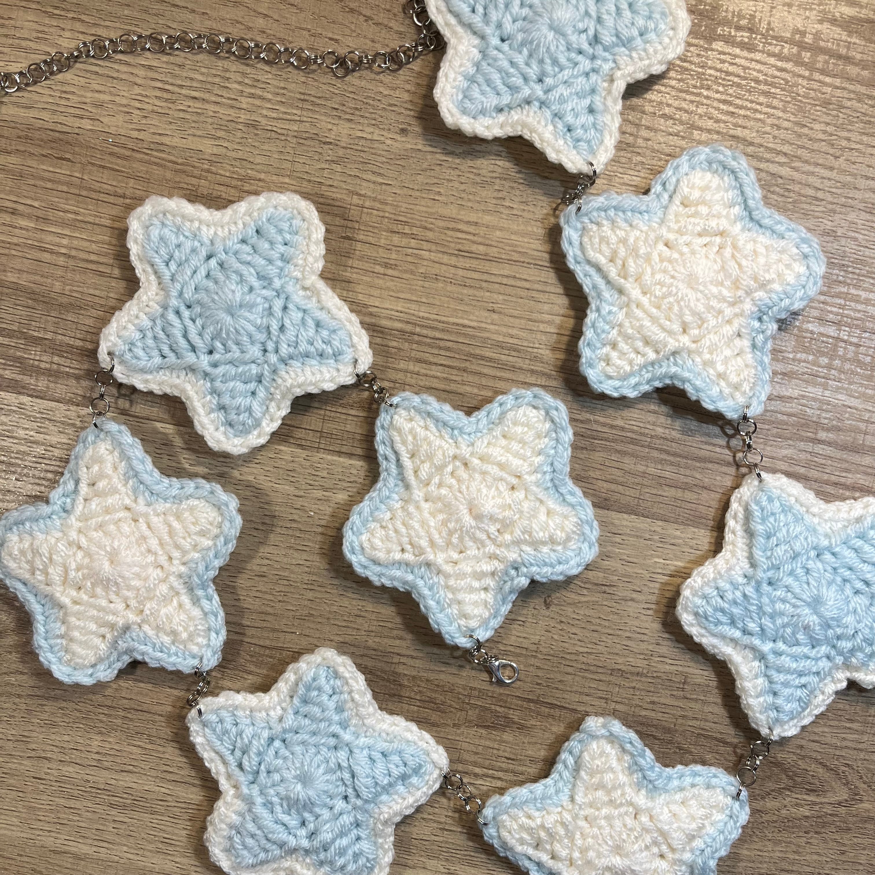 Stardust Belt (Baby Blue/Cream)