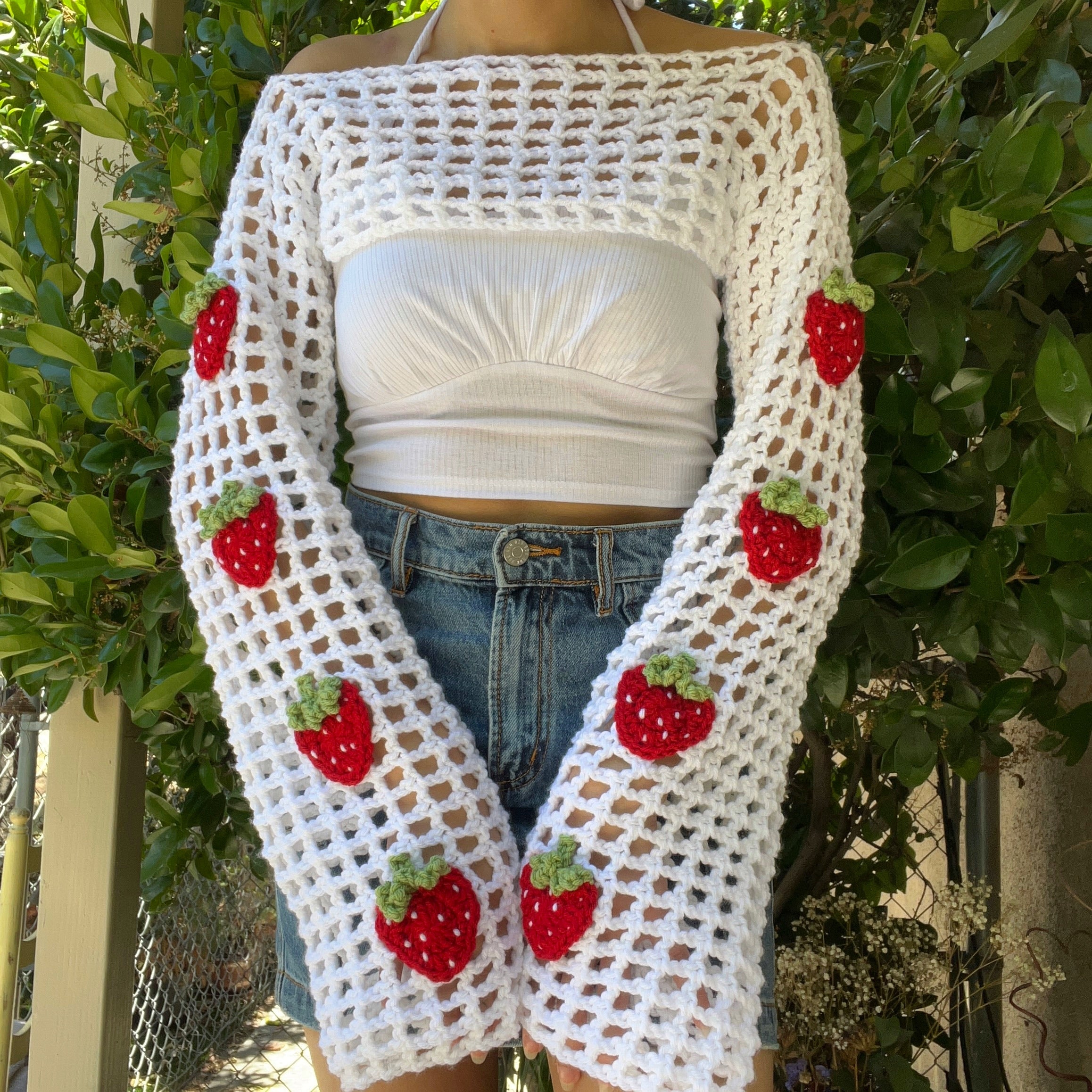 Strawberry Cake Bolero Shrug