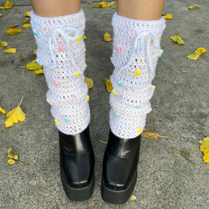 Star-Studded Leg Warmers (Sprinkle Cake)