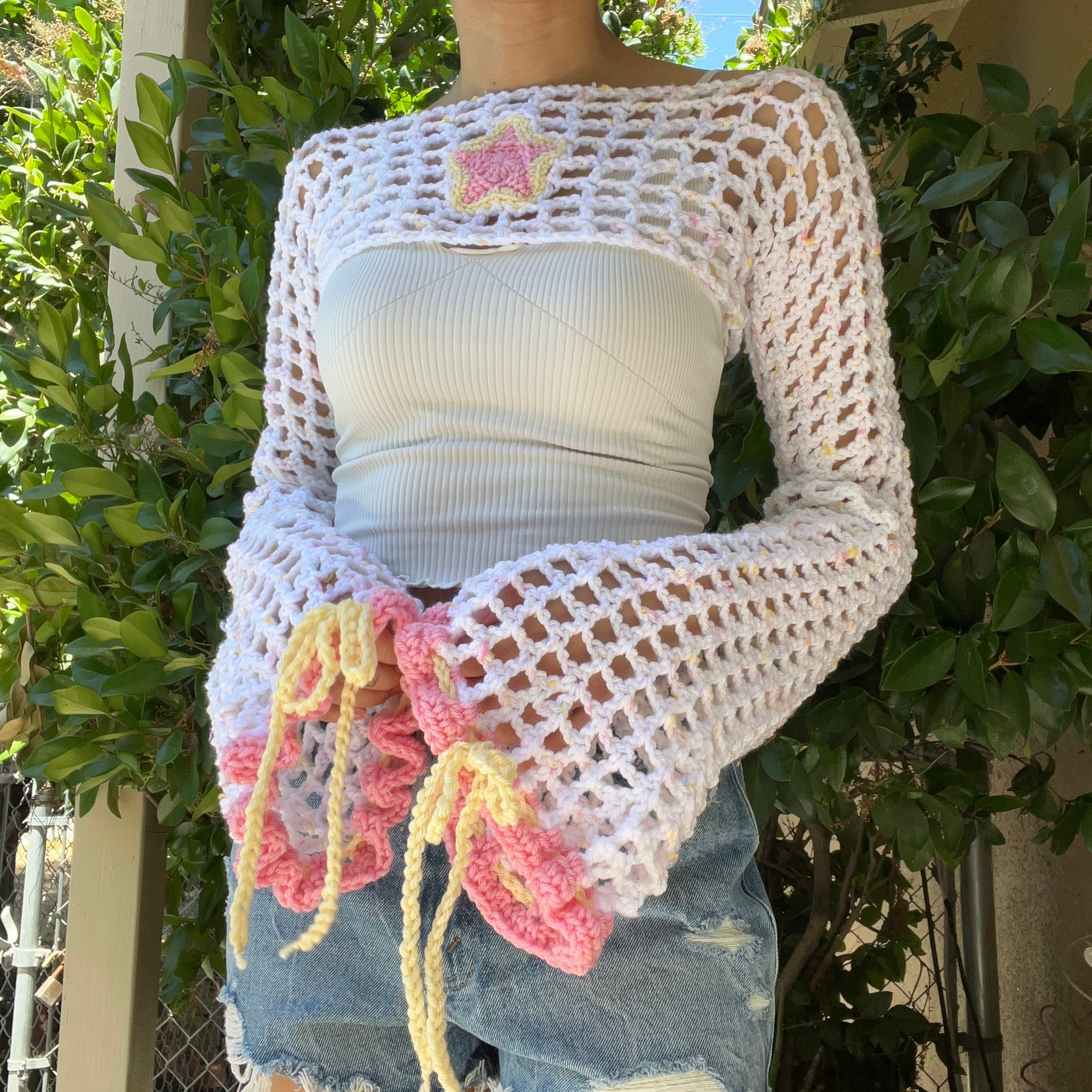 Fairy Flare Sleeve Shrug (Sprinkle Cake)